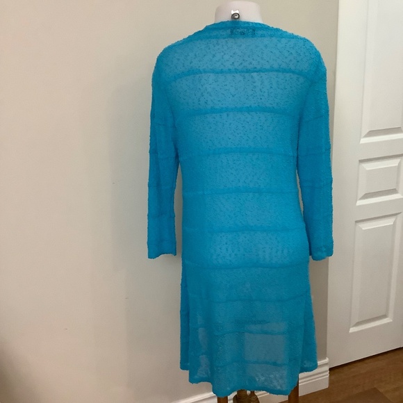 Papa Turquoise long cardigan S/M 34/35 bust Excellent condition - Picture 5 of 8